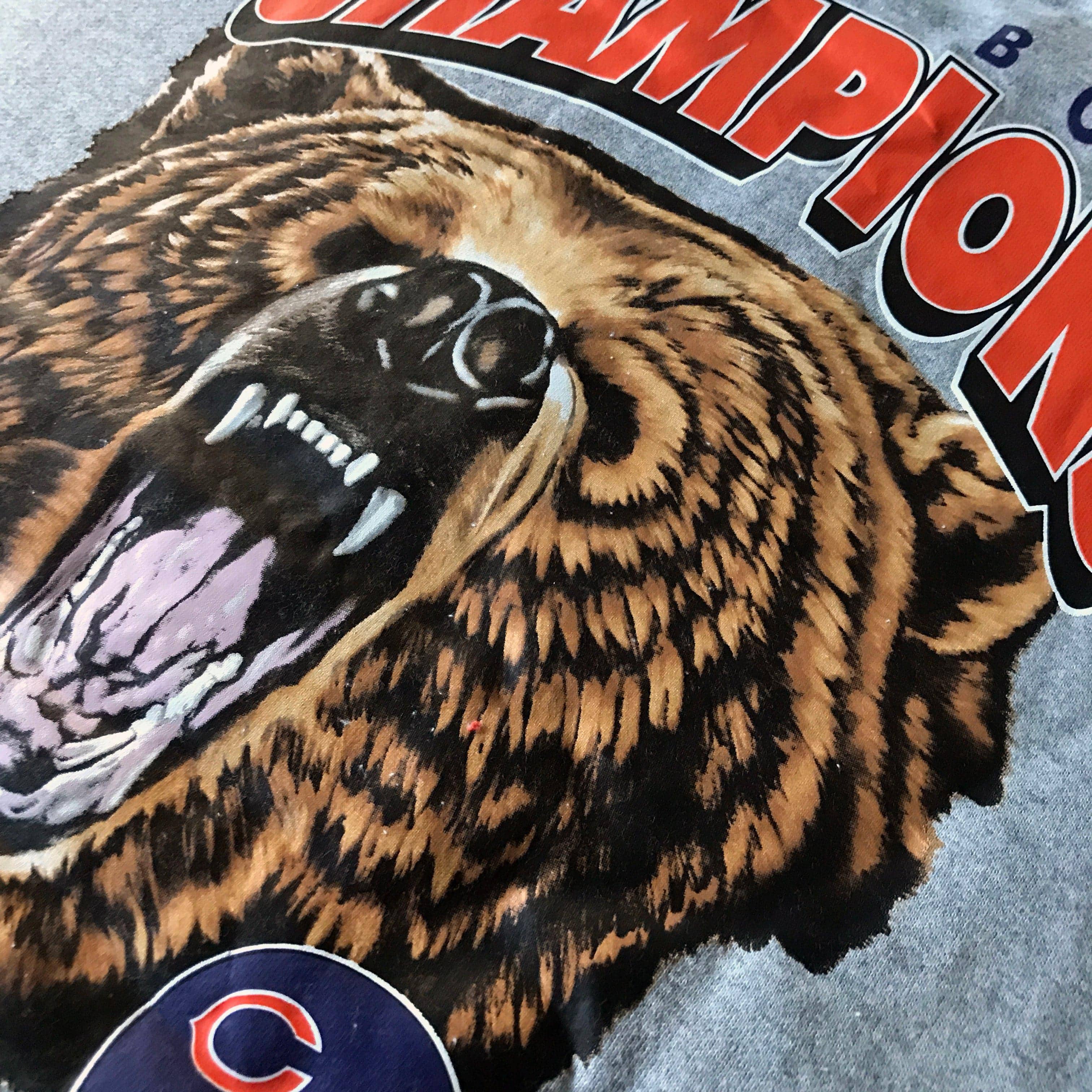 Mitchell And Ness Jumpers Chicago Bears Mitchell & Ness NFL All Over Champs Premium Crew Jumper - Grey