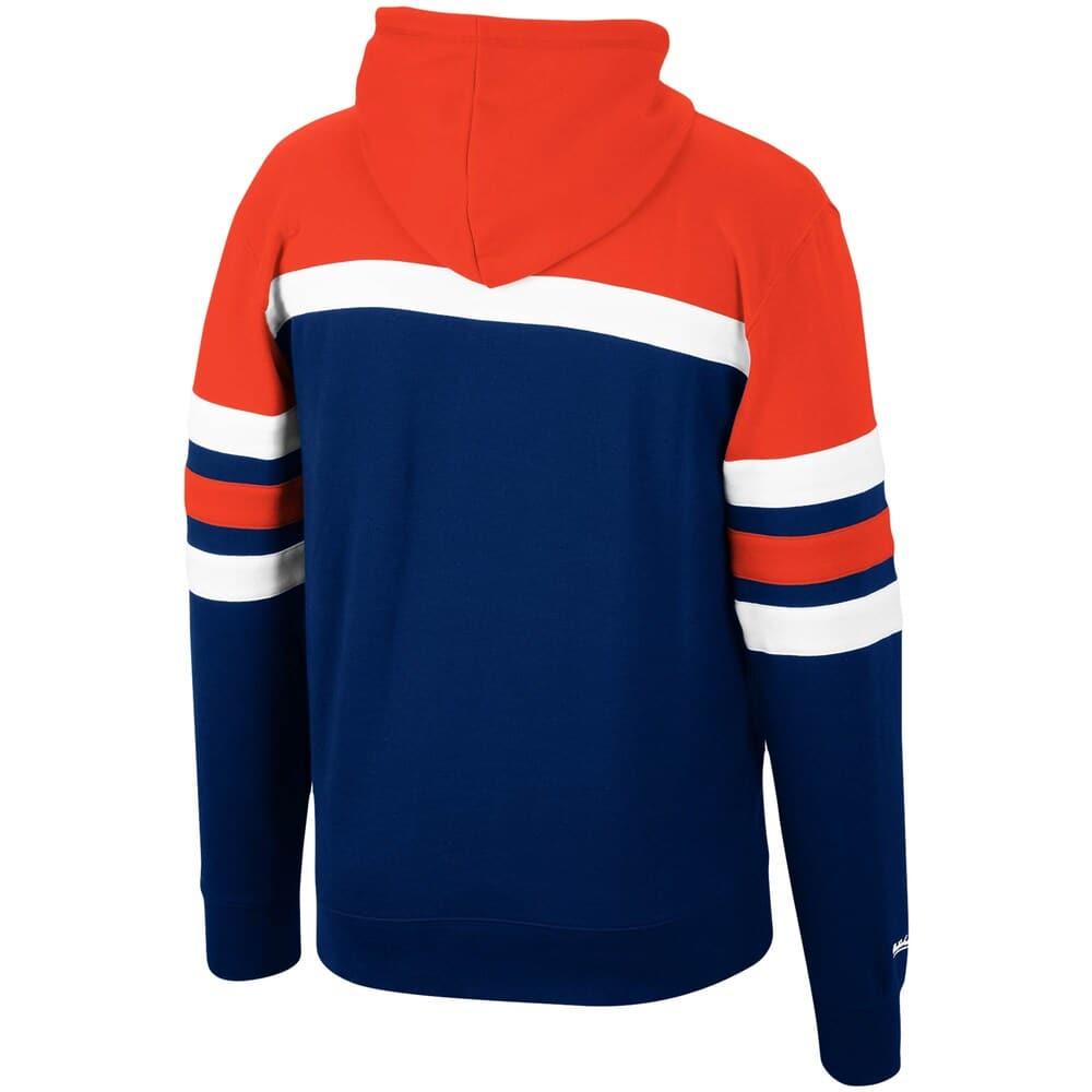 Mitchell And Ness Jumpers Chicago Bears Mitchell & Ness NFL Head Coach Premium Hoodie Jumper - Navy