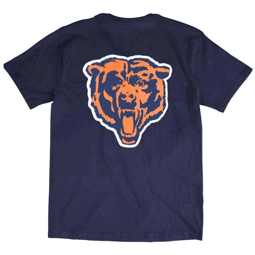 Mitchell And Ness T-Shirts Chicago Bears Mitchell & Ness NFL Retro Repeat T-Shirt - Navy