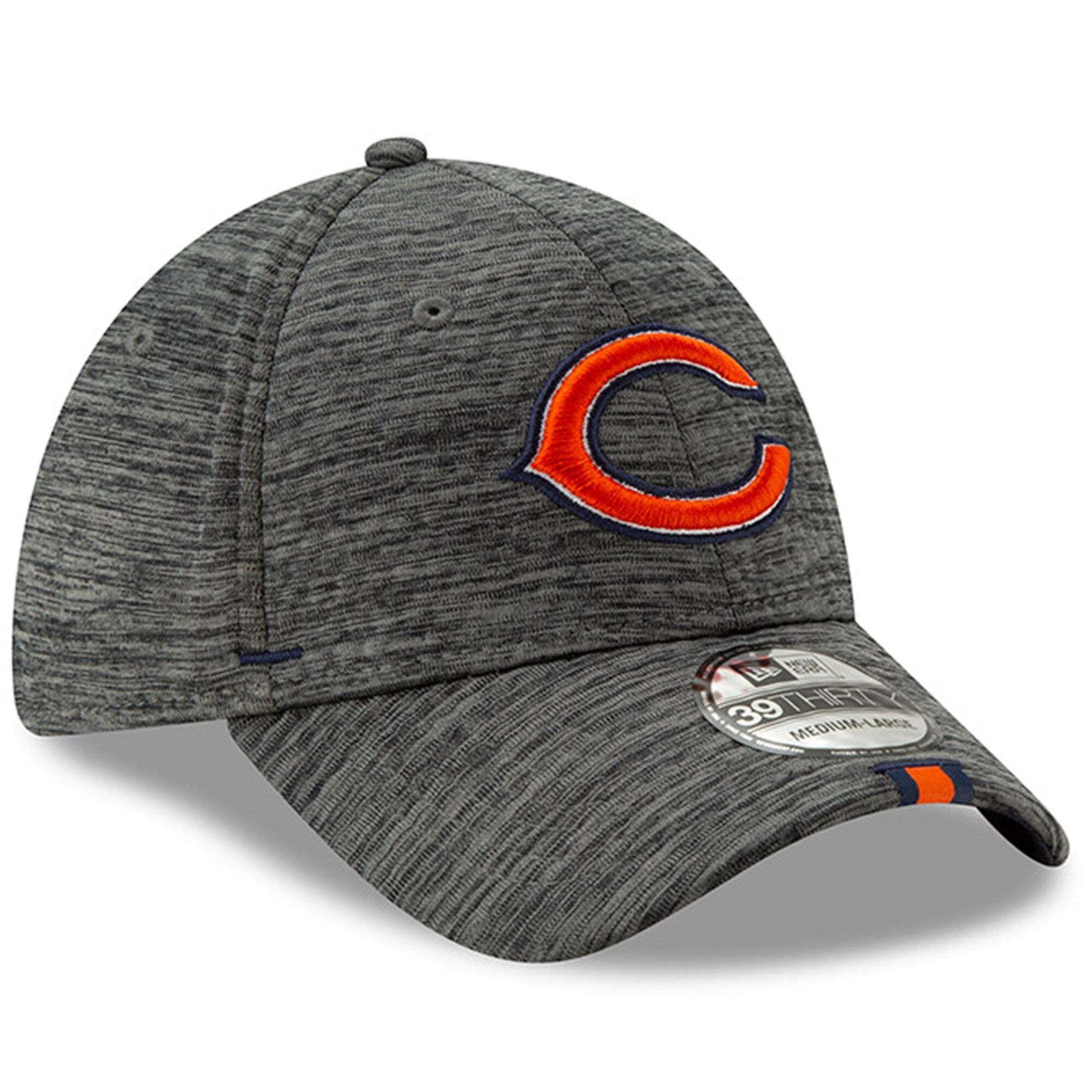 New Era Caps Chicago Bears New Era 2019 NFL Training Camp 39THIRTY Stretch-Fit Hat - Graphite