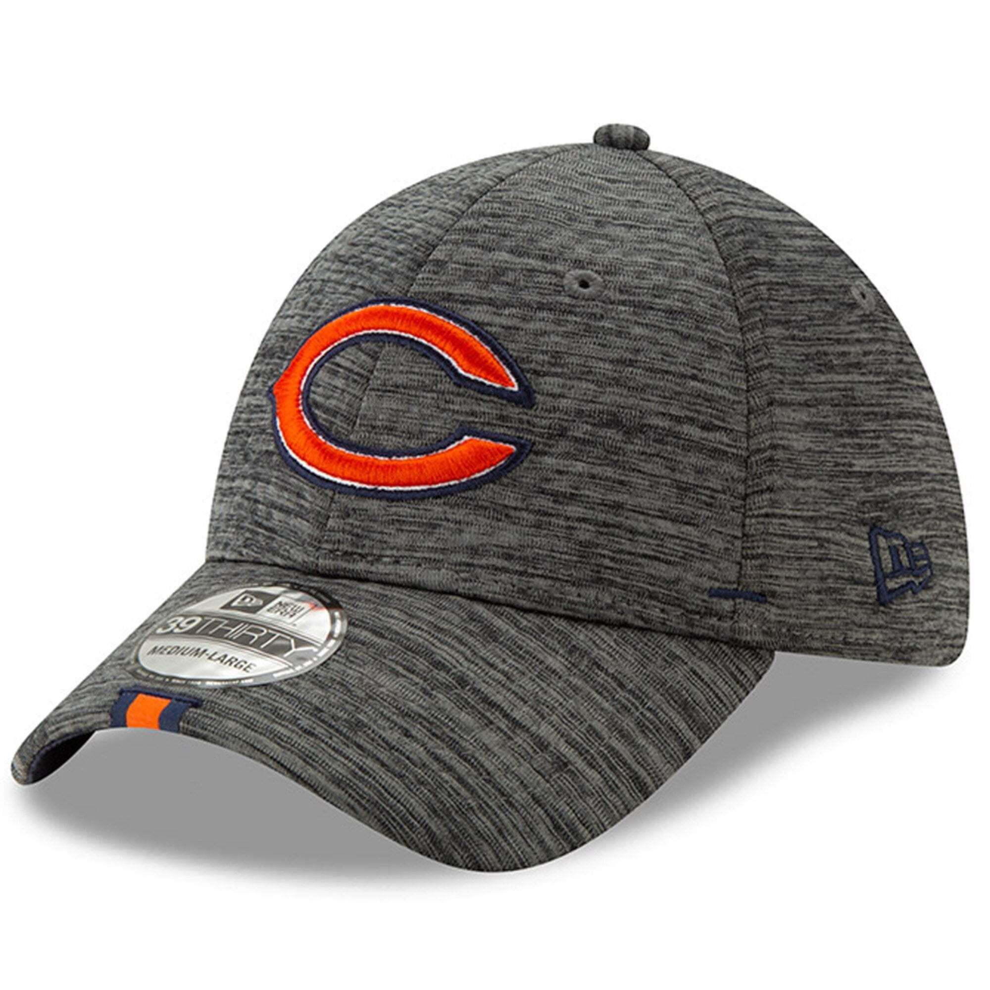 New Era Caps Chicago Bears New Era 2019 NFL Training Camp 39THIRTY Stretch-Fit Hat - Graphite