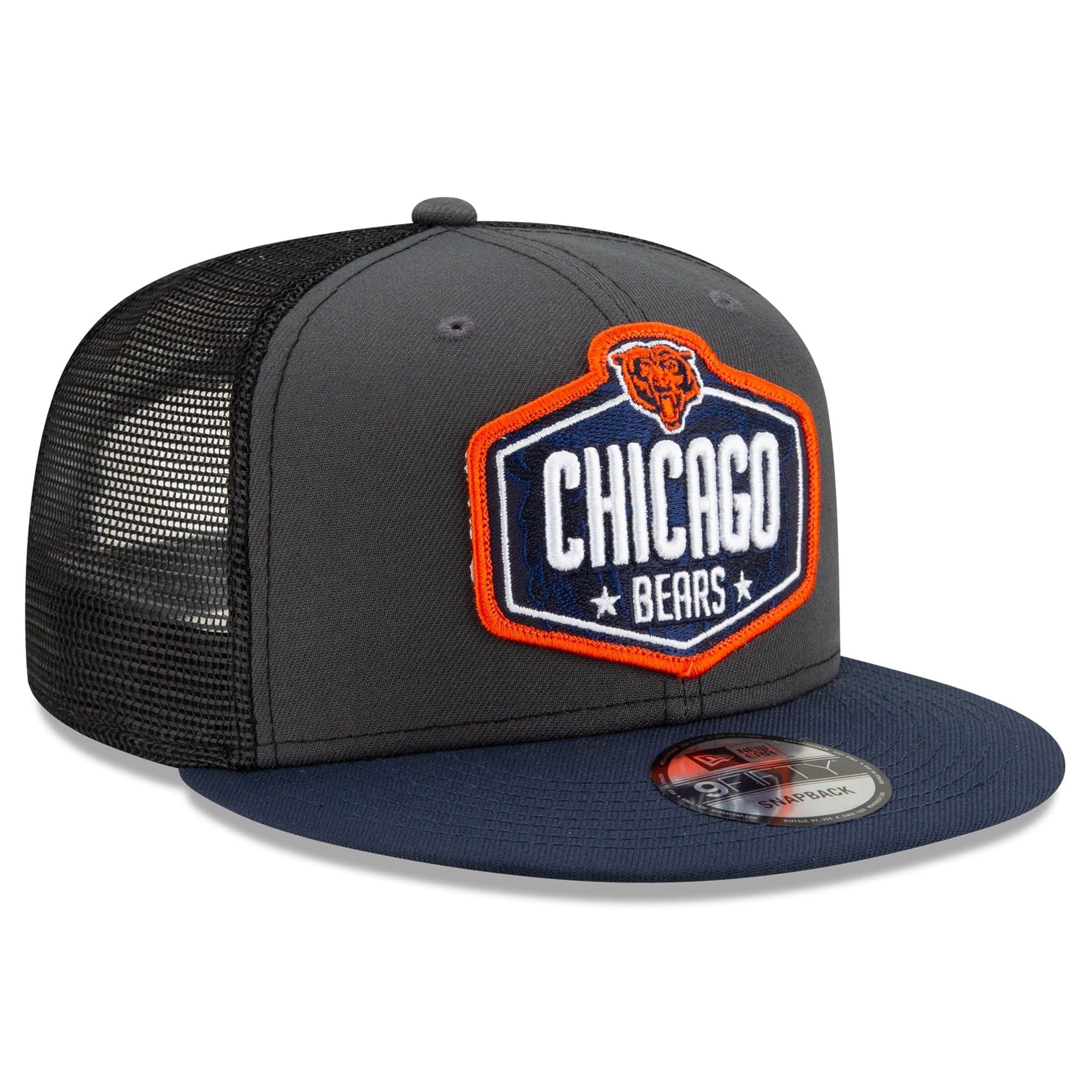 New Era Caps Chicago Bears New Era 2021 NFL Draft 9FIFTY Snapback Hat - Graphite