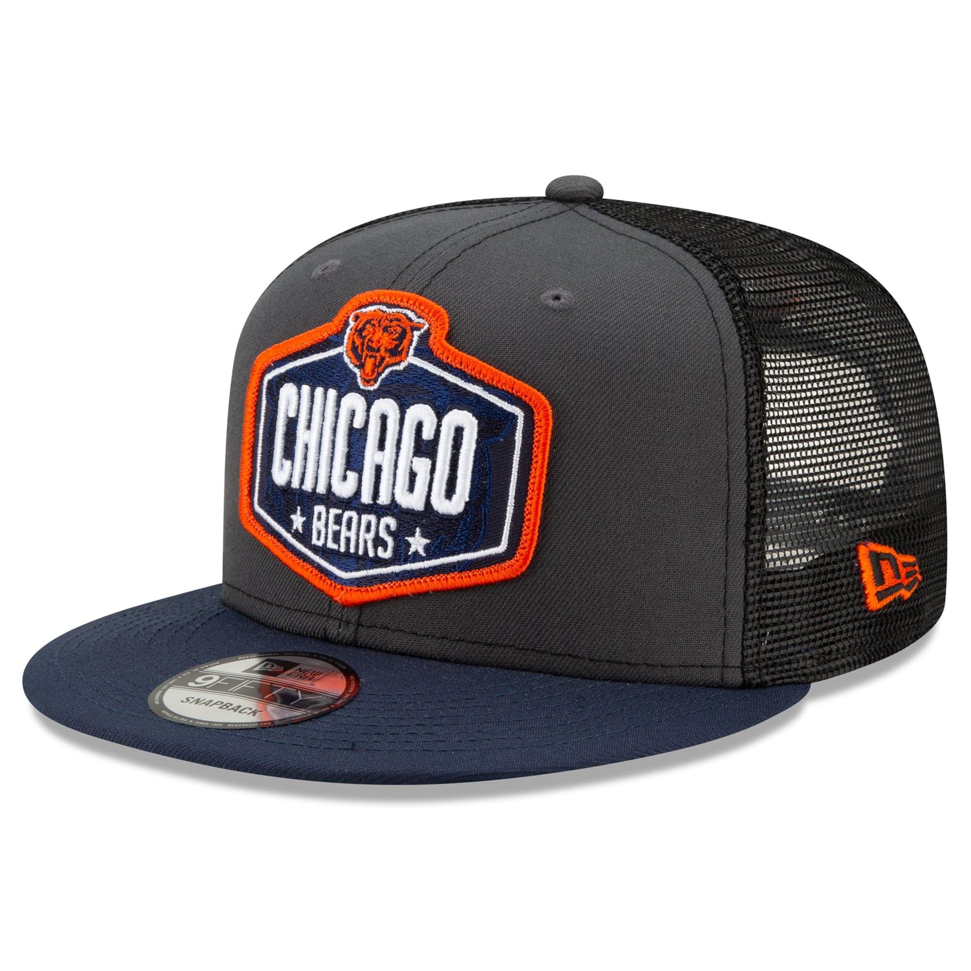 New Era Caps Chicago Bears New Era 2021 NFL Draft 9FIFTY Snapback Hat - Graphite