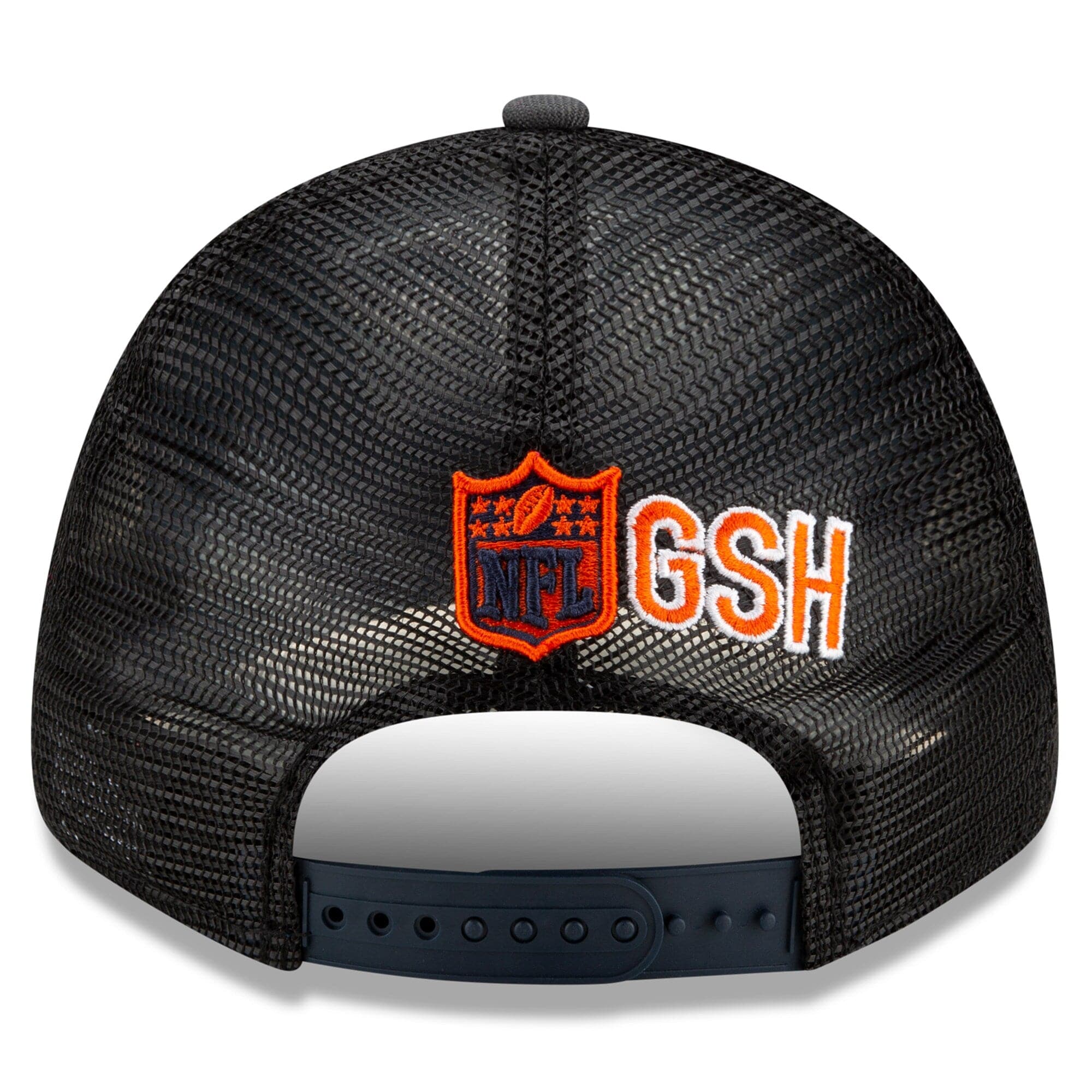 New Era Caps Chicago Bears New Era 2021 NFL Draft 9FORTY Snapback Curve Hat - Graphite