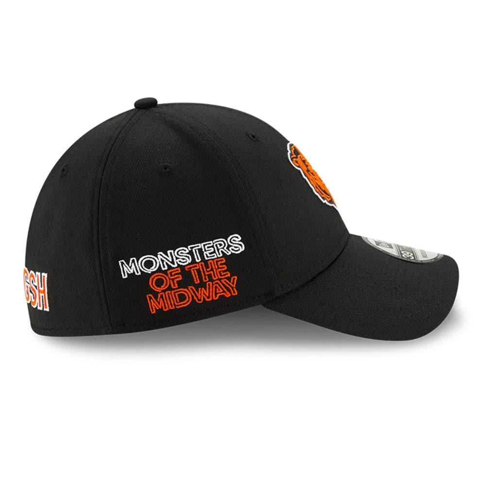 New Era Caps Chicago Bears New Era NFL 2020 Draft 39THIRTY Flex Fit Curve Hat - Black