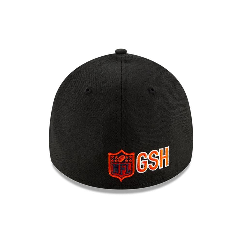 New Era Caps Chicago Bears New Era NFL 2020 Draft 39THIRTY Flex Fit Curve Hat - Black