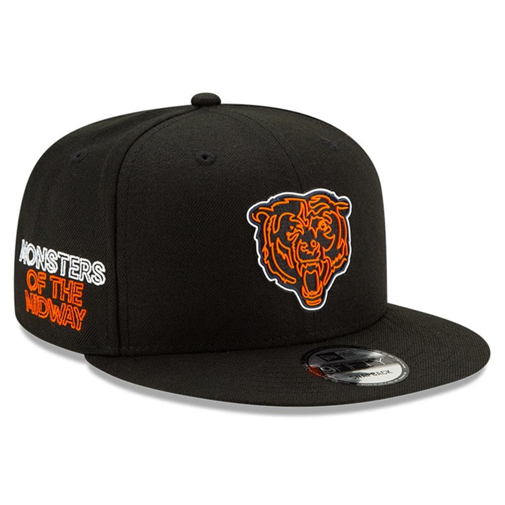 New Era Caps Chicago Bears New Era NFL 2020 Draft 9FIFTY Snapback Hat - Black