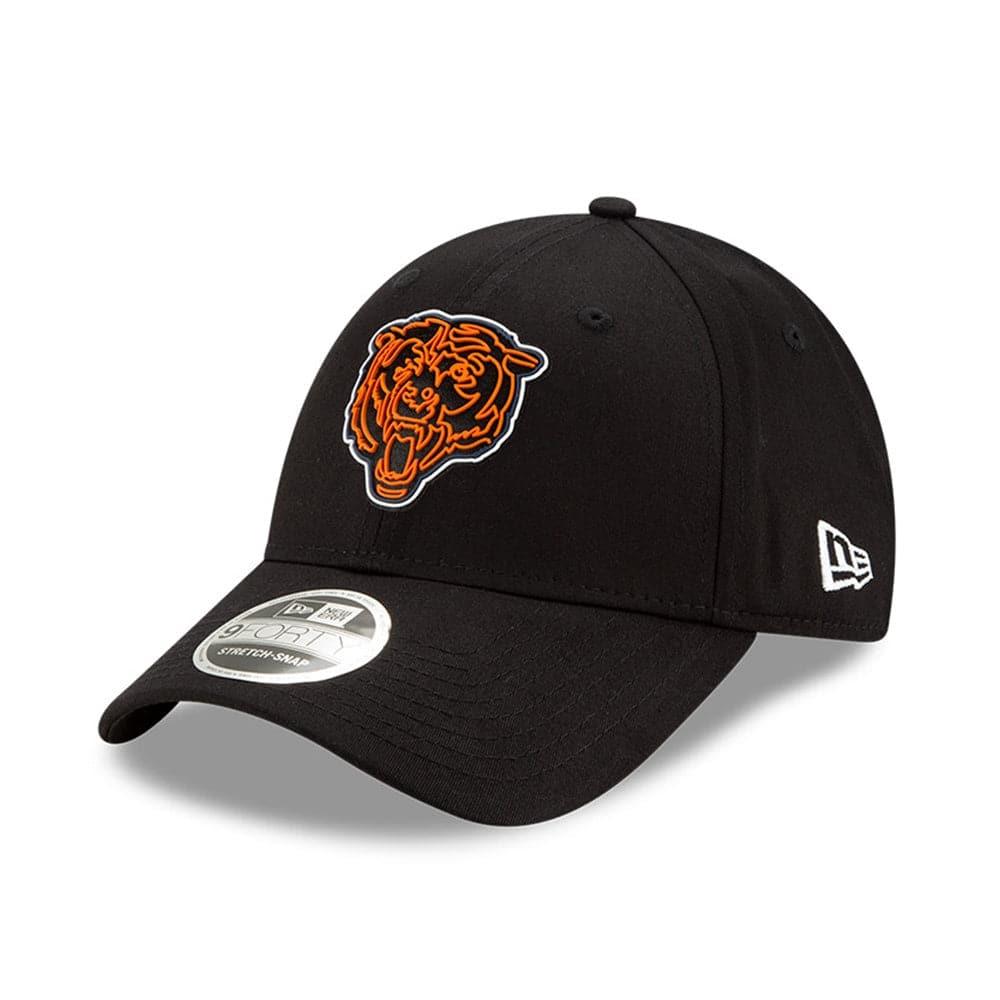New Era Caps Chicago Bears New Era NFL 2020 Draft 9FORTY Stretch Snapback Curve Hat - Black