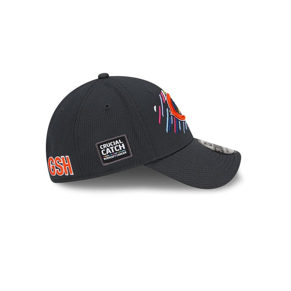 New Era Caps Chicago Bears New Era NFL 2021 Crucial Catch 39THIRTY Flex Fit Hat - Steel