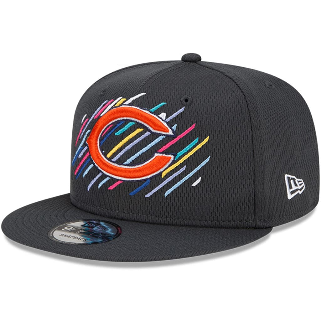 New Era Caps Chicago Bears New Era NFL 2021 Crucial Catch 9FIFTY Snapback Hat - Steel