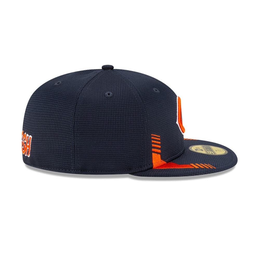 New Era Caps Chicago Bears New Era NFL 2021 Sideline Home 59FIFTY Fitted Hat - Navy