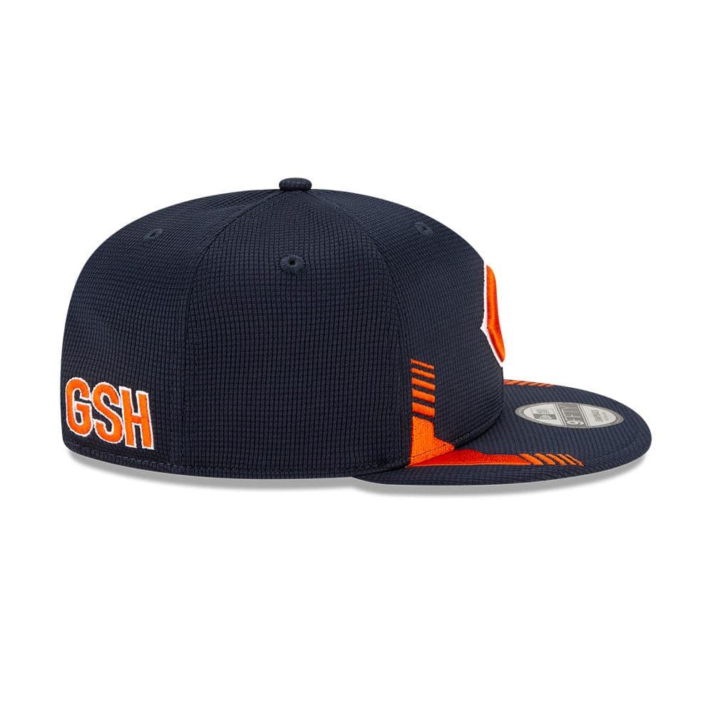 New Era Caps Chicago Bears New Era NFL 2021 Sideline Home 9FIFTY Snapback Hat - Navy