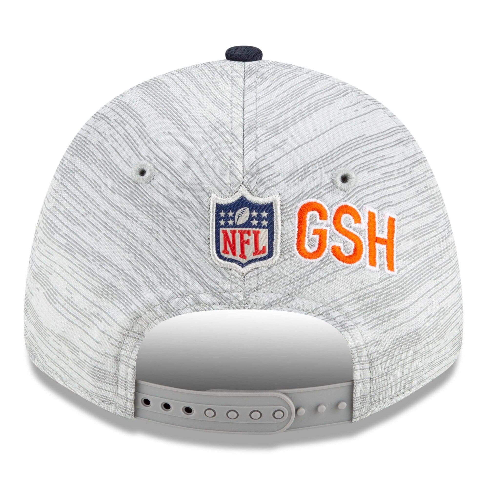 New Era Caps Chicago Bears New Era NFL 2021 Training Camp 9FORTY Curve Stretch Snapback Hat - Grey