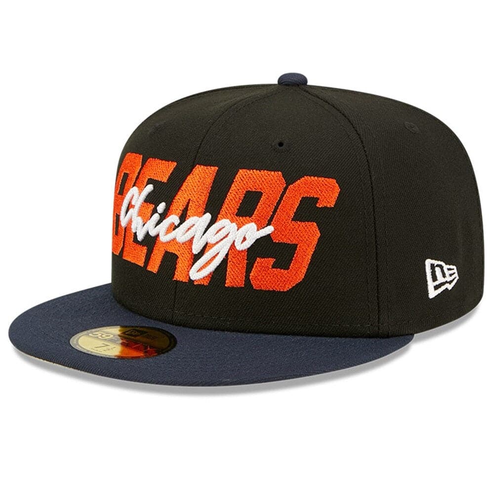 New Era Caps Chicago Bears New Era NFL 2022 Draft On-Stage 59FIFTY Fitted Hat - Black