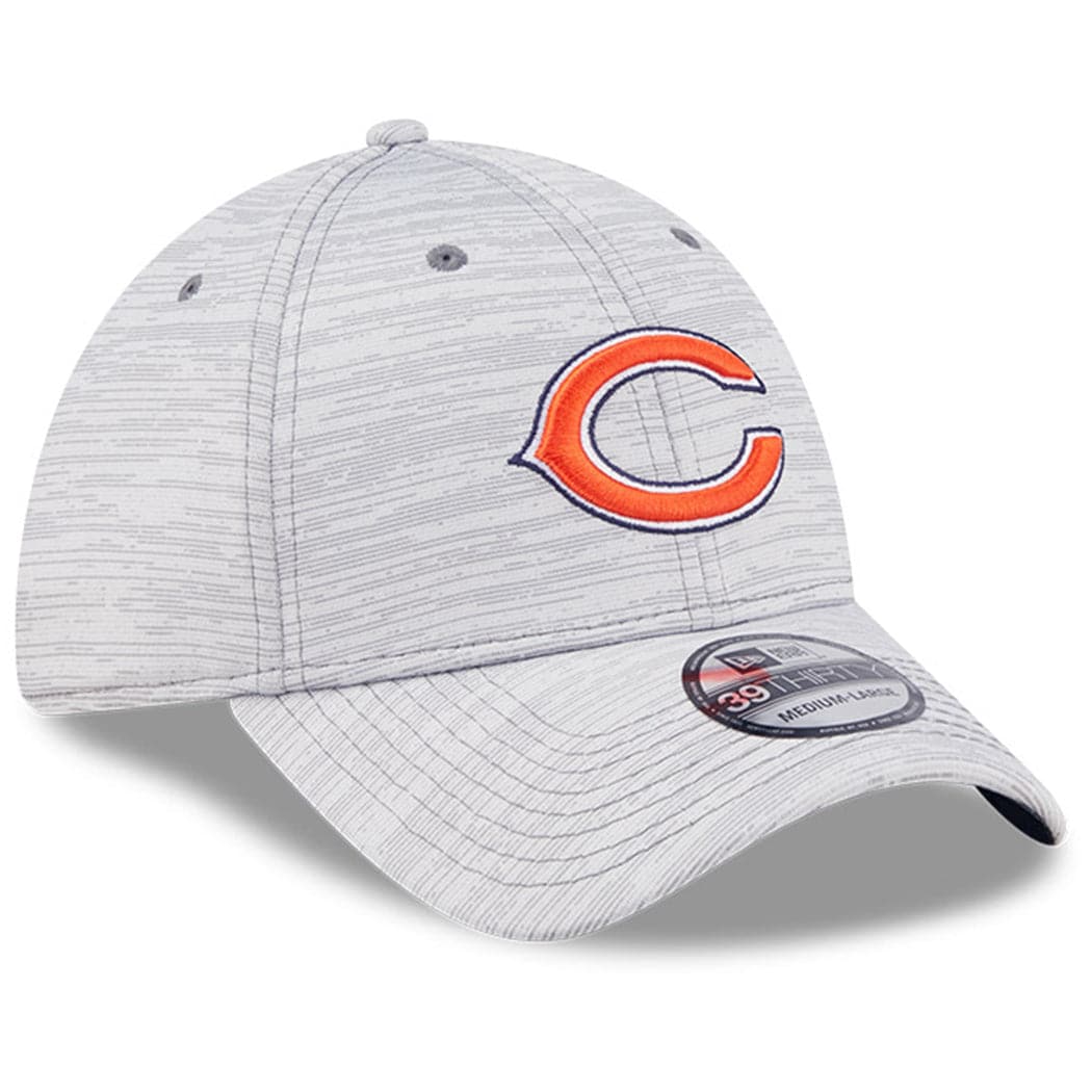 New Era Caps Chicago Bears New Era NFL 22 Training Camp Coach 39THIRTY Stretch Fit Hat - Grey