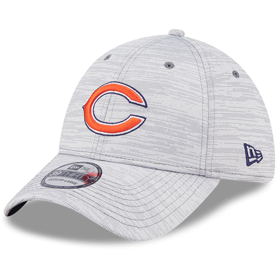 New Era Caps Chicago Bears New Era NFL 22 Training Camp Coach 39THIRTY Stretch Fit Hat - Grey