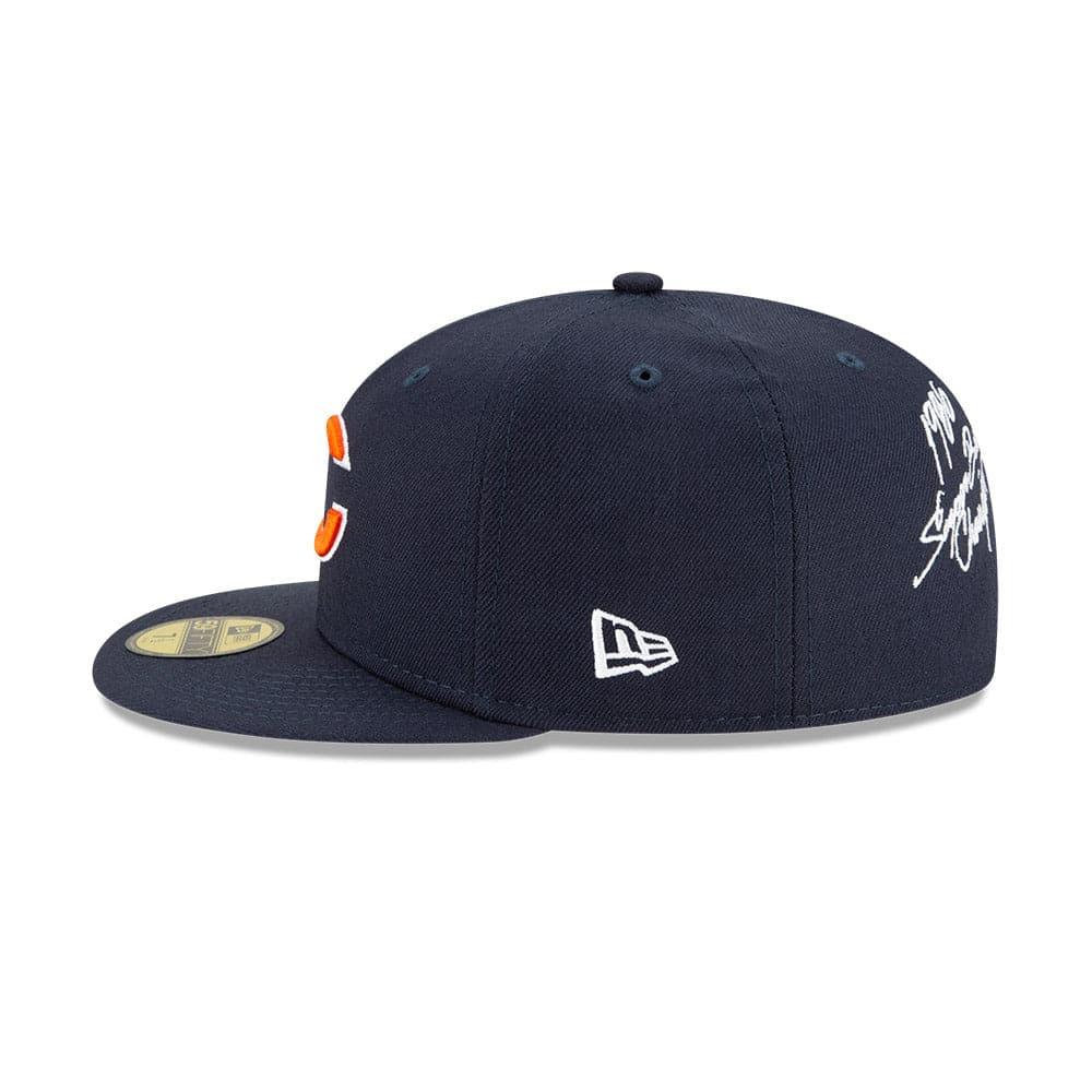 New Era Caps Chicago Bears New Era NFL Champions Patch 59FIFTY Fitted Hat - Navy