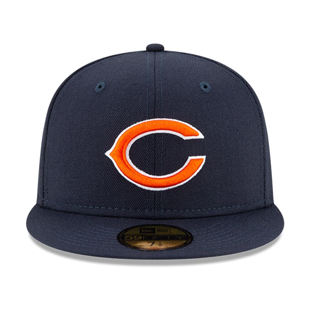 New Era Caps Chicago Bears New Era NFL Champions Patch 59FIFTY Fitted Hat - Navy