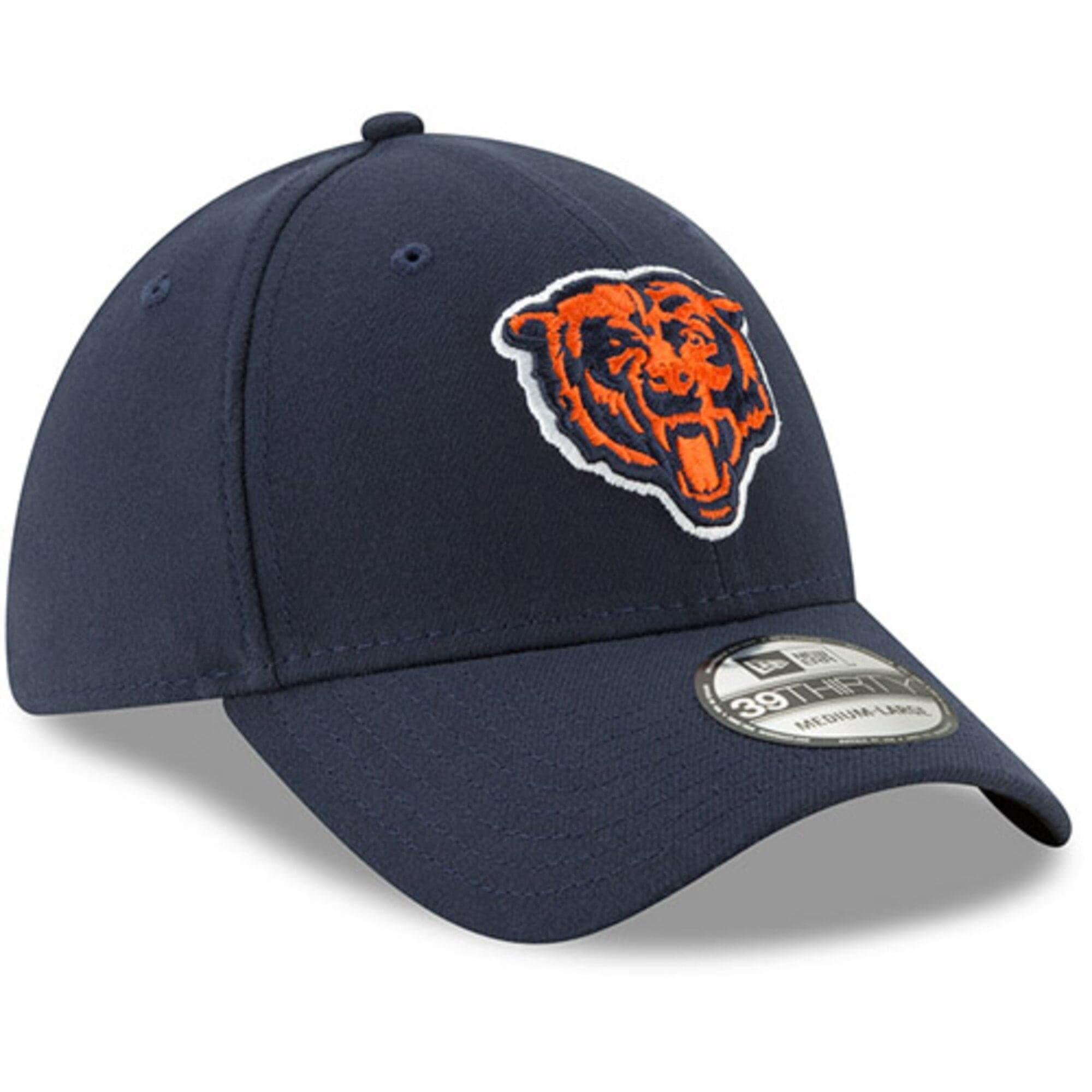 New Era Caps Chicago Bears New Era NFL Team Alternate 39THIRTY Curve Hat - Navy