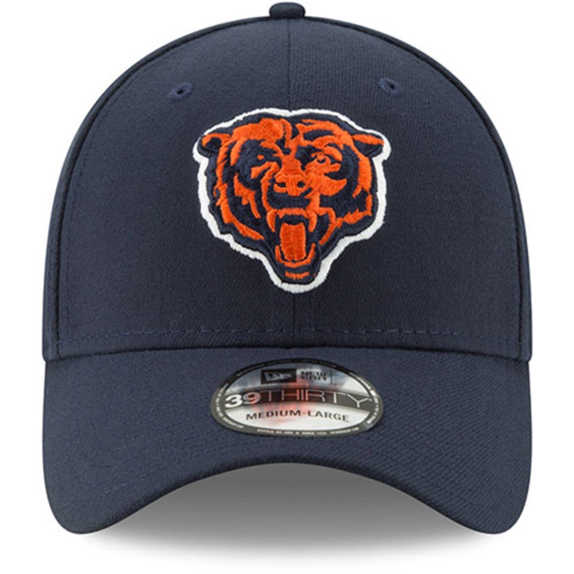 New Era Caps Chicago Bears New Era NFL Team Alternate 39THIRTY Curve Hat - Navy