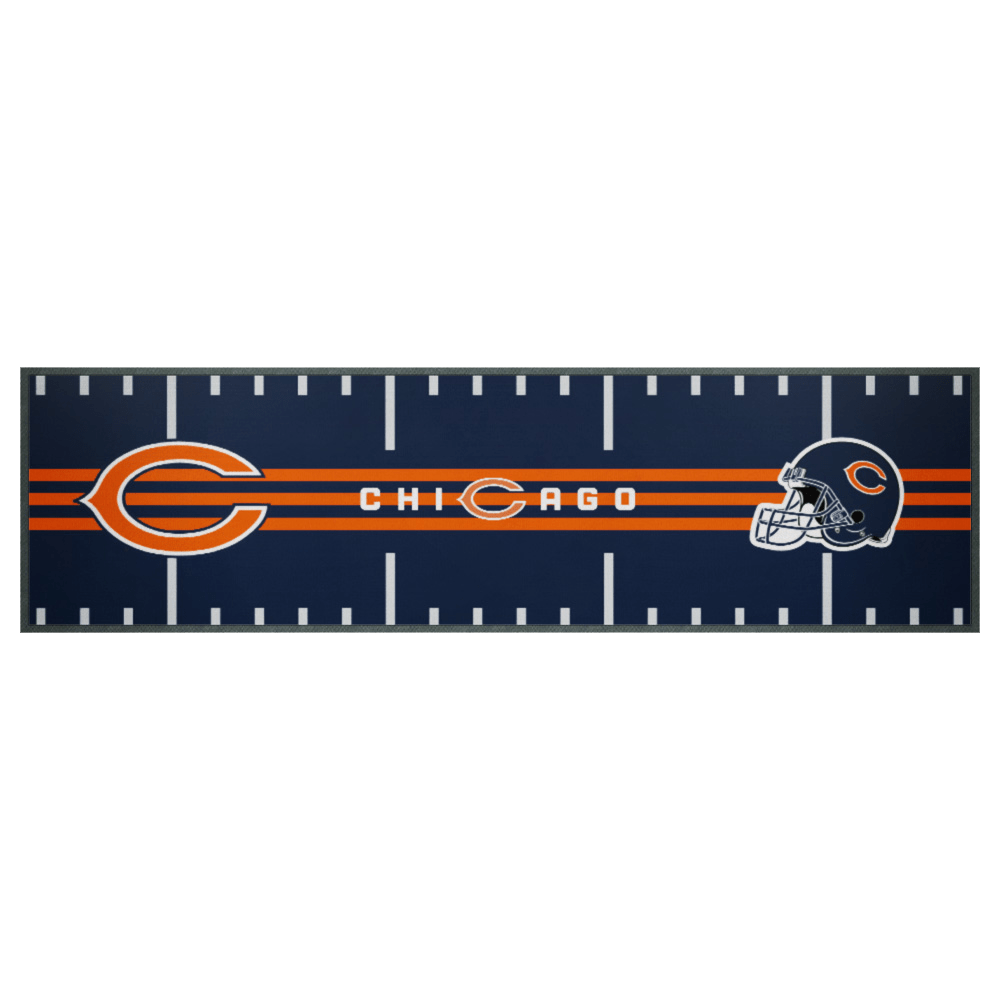 NFL Branded Accessories Chicago Bears NFL Team Field 90 x 25cm Bar Runner/Mat