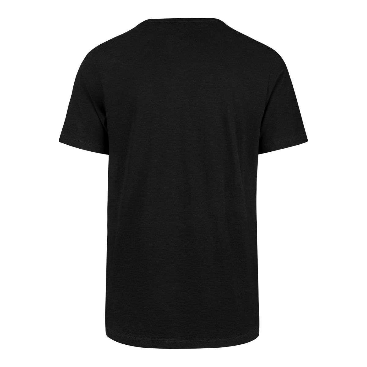 47 Brand T-Shirts Chicago Blackhawks '47 NHL Black & White Imprint Splitter T-Shirt - Black