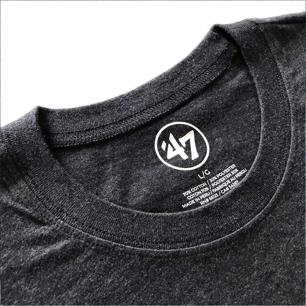 47 Brand T-Shirts Chicago Blackhawks '47 NHL MVP Club T-Shirt - Charcoal Marle
