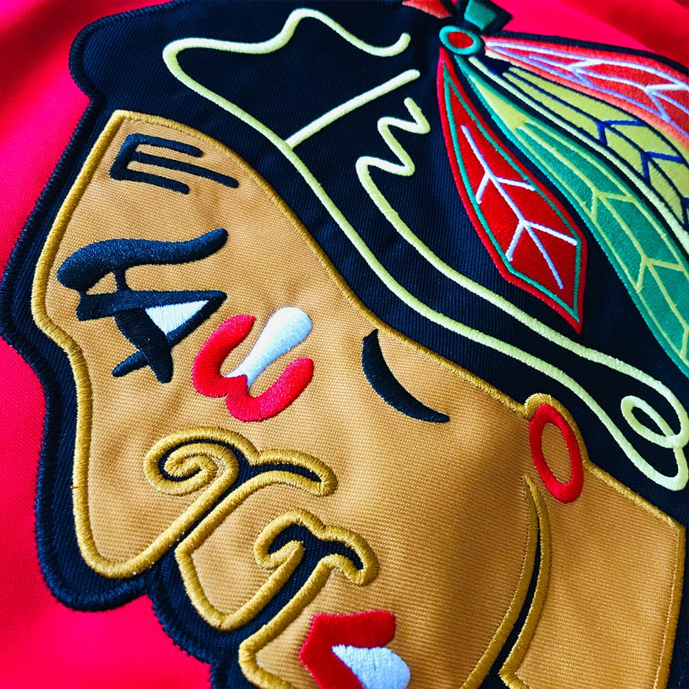 Majestic Athletic Jerseys Chicago Blackhawks Majestic NHL Fan Replica Jersey - Red