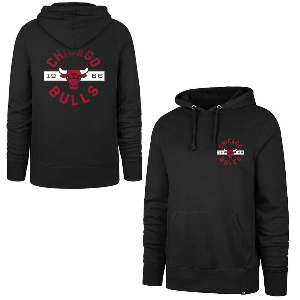 47 Brand Jumpers Chicago Bulls '47 NBA Backer Headline Hoodie Jumper - Black