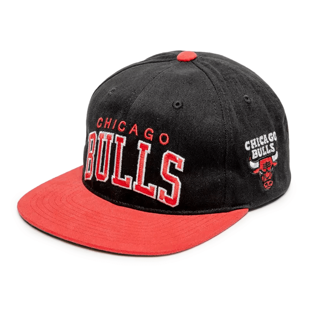 Mitchell And Ness Caps Chicago Bulls Mitchell & Ness NBA 2T Vintage Arch Deadstock Snapback Hat - Black
