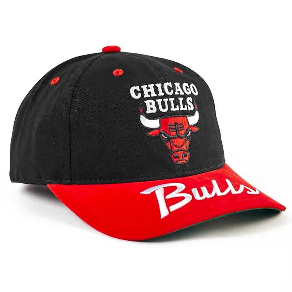 Mitchell And Ness Caps Chicago Bulls Mitchell & Ness NBA Double Up Deadstock Snapback Hat - Black