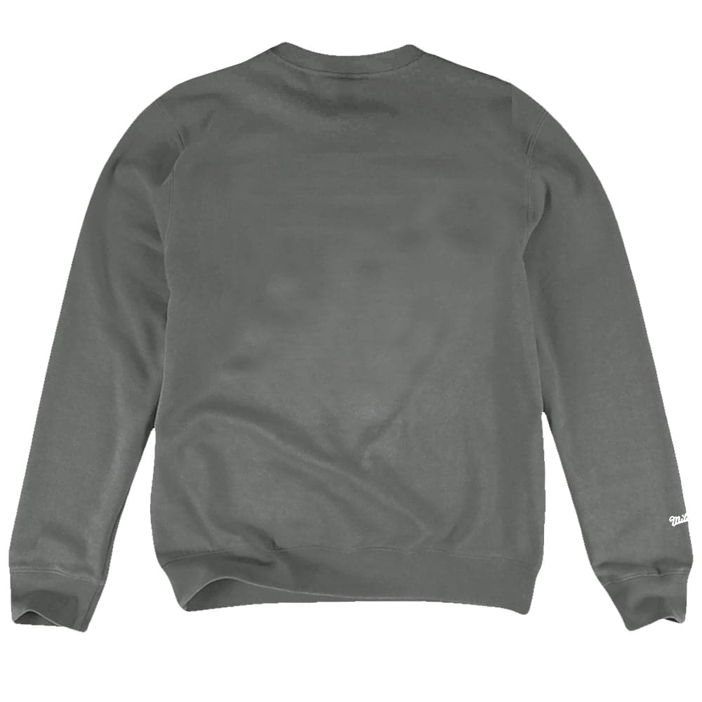 Mitchell And Ness Jumpers Chicago Bulls Mitchell & Ness NBA Gunmetal Arch Crew Jumper - Grey
