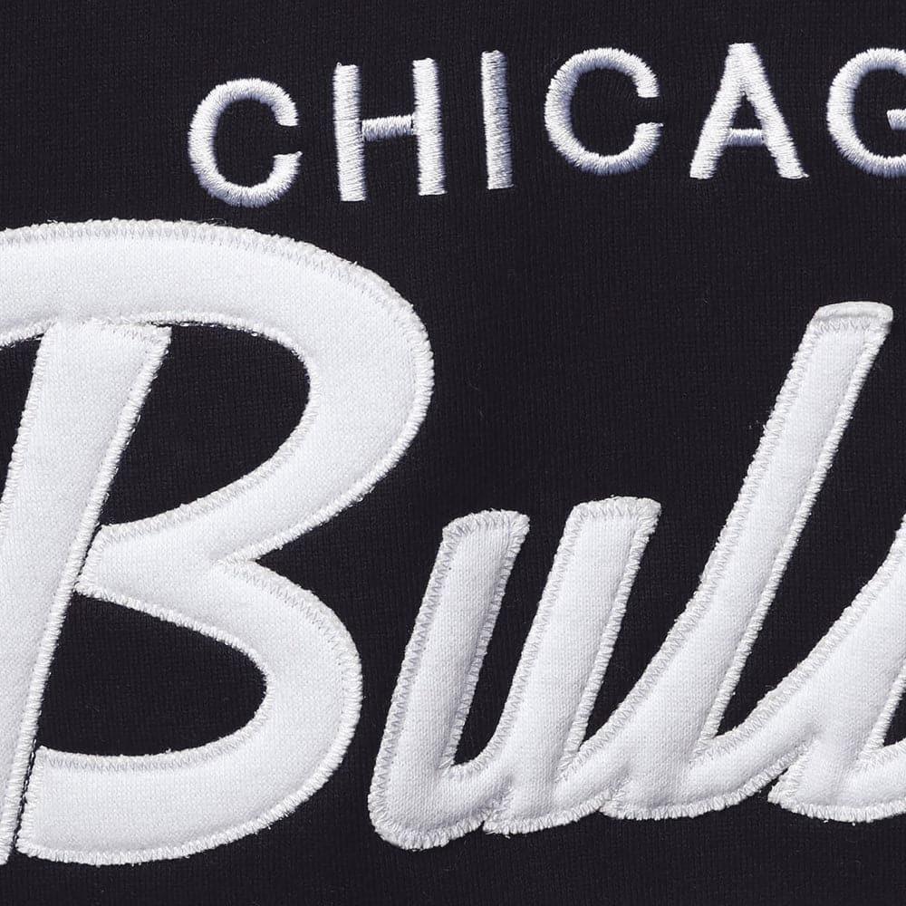 Mitchell And Ness Jumpers Chicago Bulls Mitchell & Ness NBA Head Coach Premium Hoodie Jumper - Black