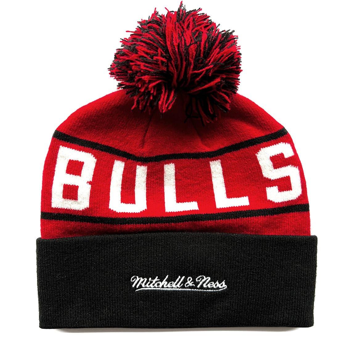 Mitchell And Ness Beanies Chicago Bulls Mitchell & Ness NBA HWC Colour Knit Beanie - Red