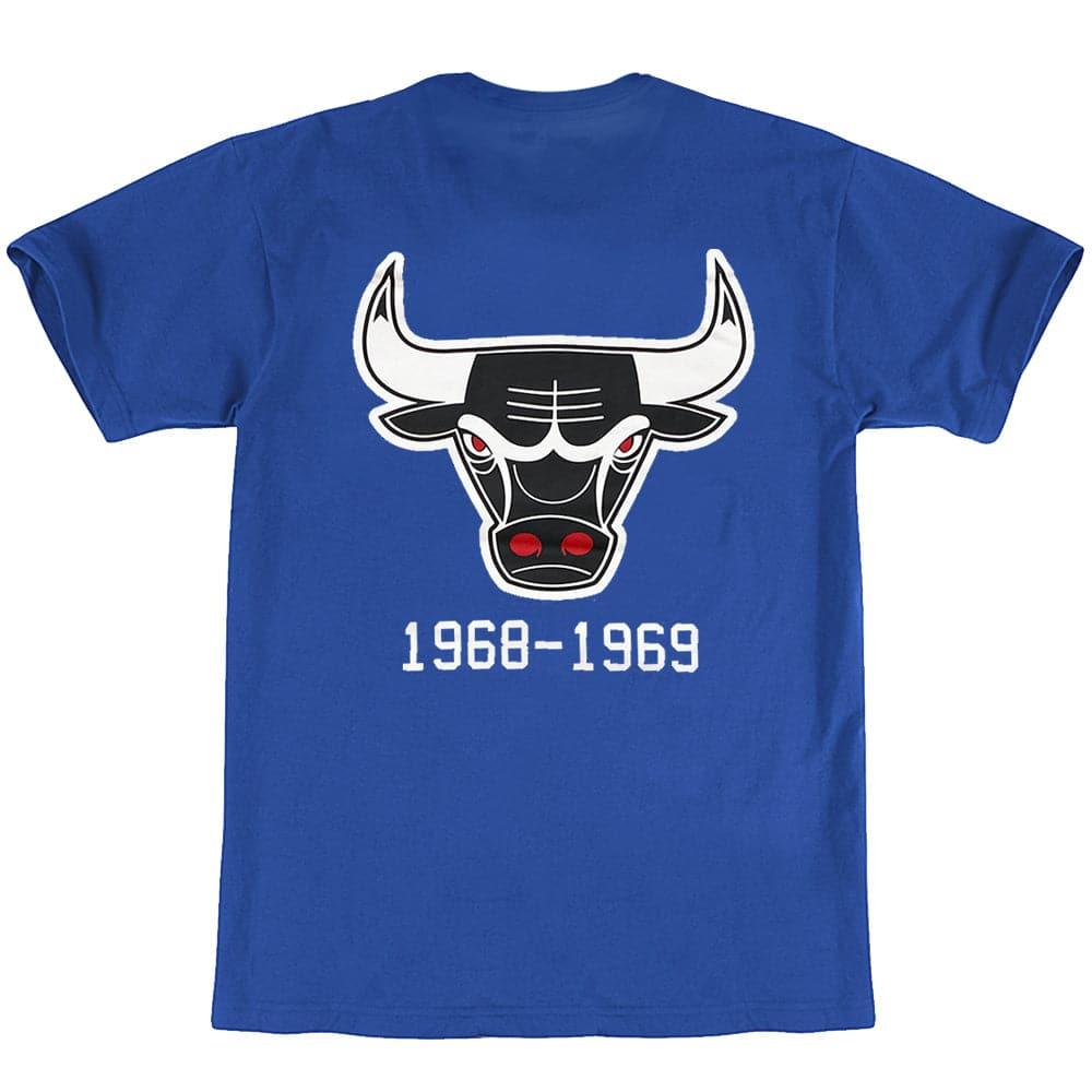 Mitchell And Ness T-Shirts Chicago Bulls Mitchell & Ness NBA HWC Colour Pop T-Shirt - Royal