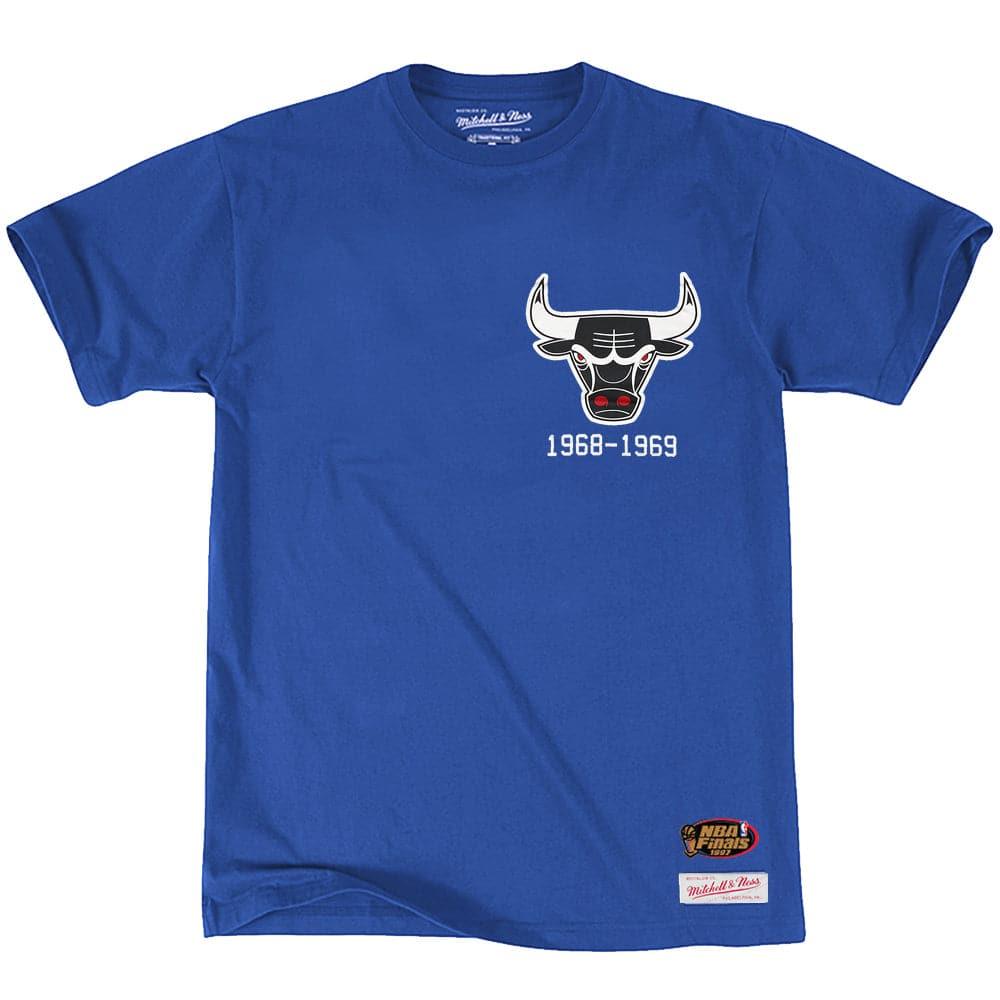 Mitchell And Ness T-Shirts Chicago Bulls Mitchell & Ness NBA HWC Colour Pop T-Shirt - Royal