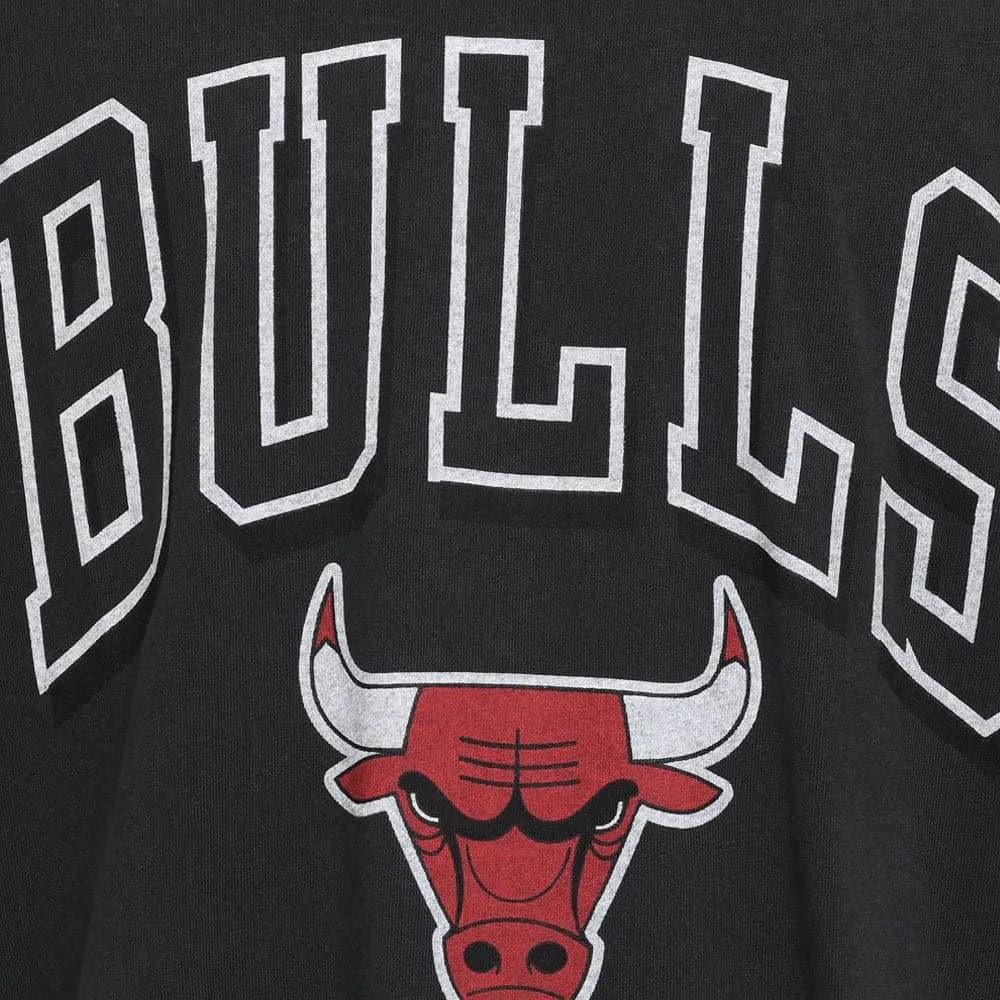 Mitchell And Ness T-Shirts Chicago Bulls Mitchell & Ness NBA HWC Keyline Vintage T-Shirt - Faded Black