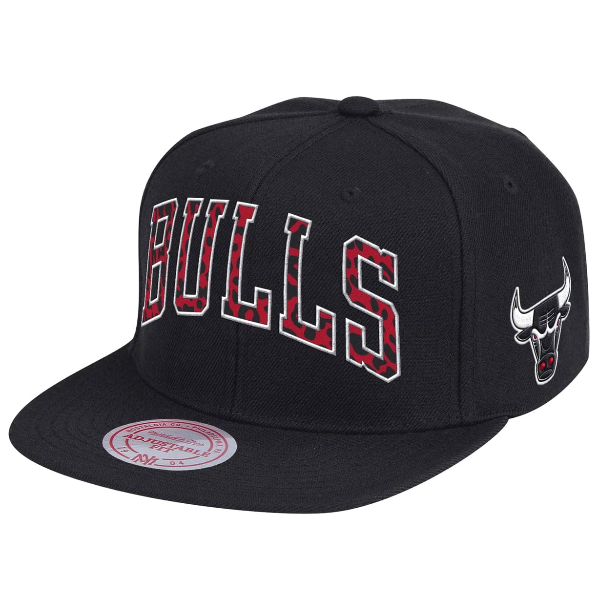 Mitchell And Ness Caps Chicago Bulls Mitchell & Ness NBA HWC Wildback Snapback Hat - Black