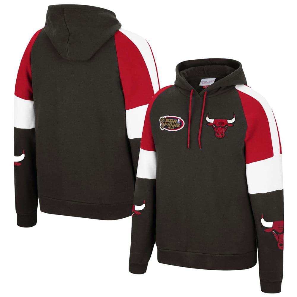 Mitchell And Ness Jumpers XL Chicago Bulls Mitchell & Ness NBA Instant Replay Hoodie Jumper - Black