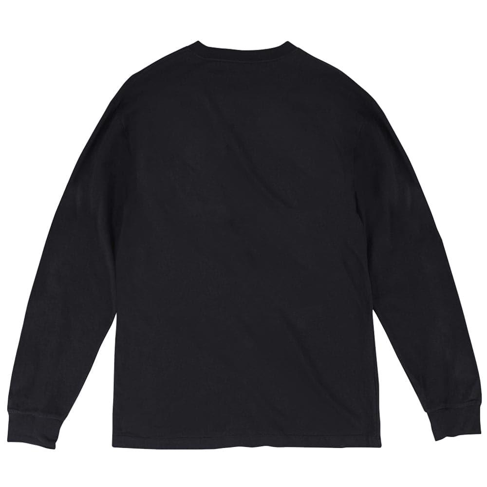 Mitchell And Ness Long Sleeve Tees Chicago Bulls Mitchell & Ness NBA Left Hit Long Sleeve T-Shirt - Black