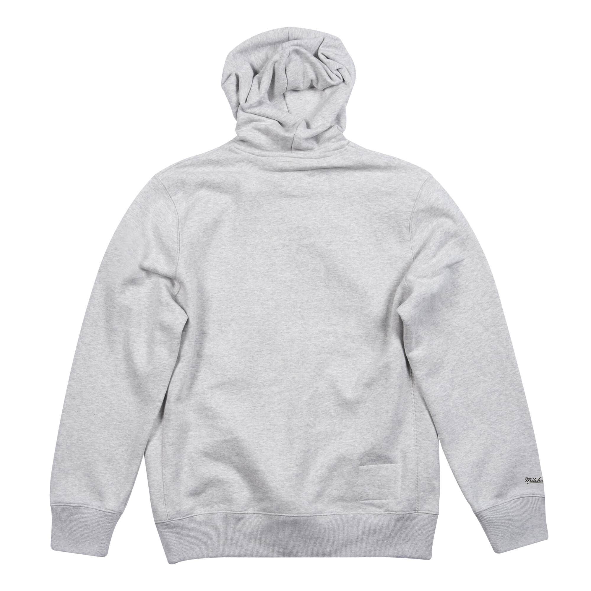Mitchell And Ness Jumpers Chicago Bulls Mitchell & Ness NBA Playoff Win Hoodie Jumper - Grey