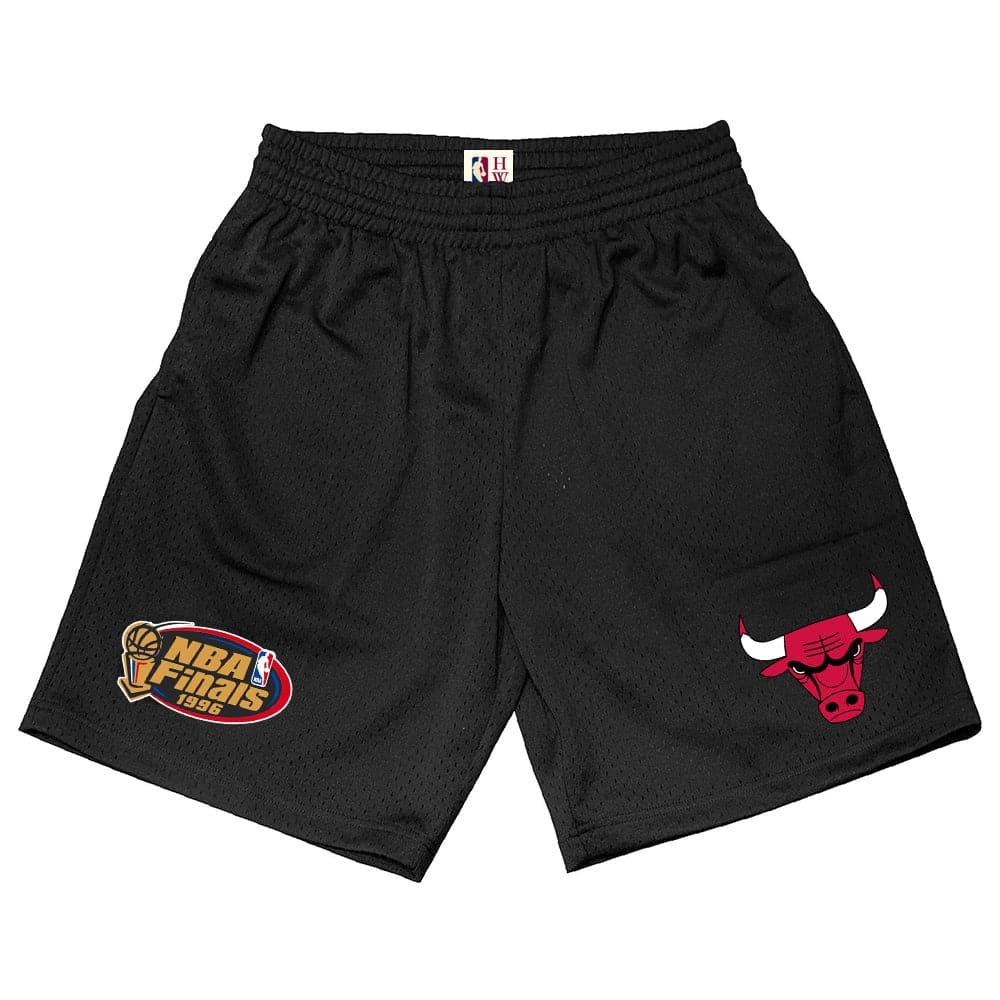 Mitchell And Ness Shorts Chicago Bulls Mitchell & Ness NBA Team Mesh Shorts - Black