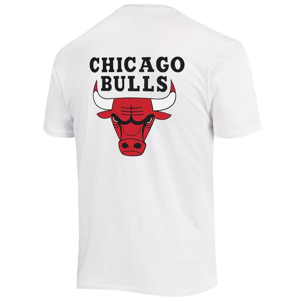 NBA Essentials T-Shirts Chicago Bulls NBA Essentials Team Logo Repeat T-Shirt - White
