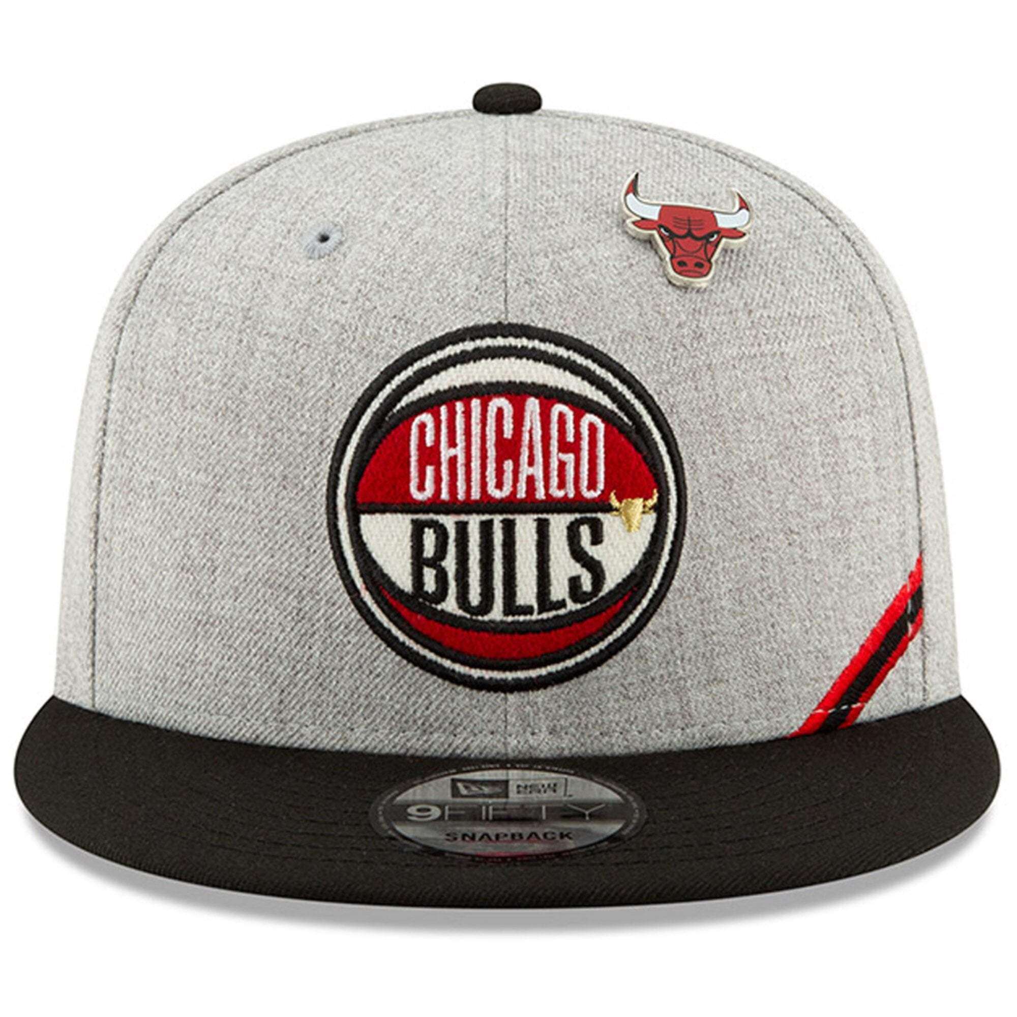 New Era Caps Chicago Bulls New Era 2019 NBA Draft 9FIFTY Snapback Hat - Heather