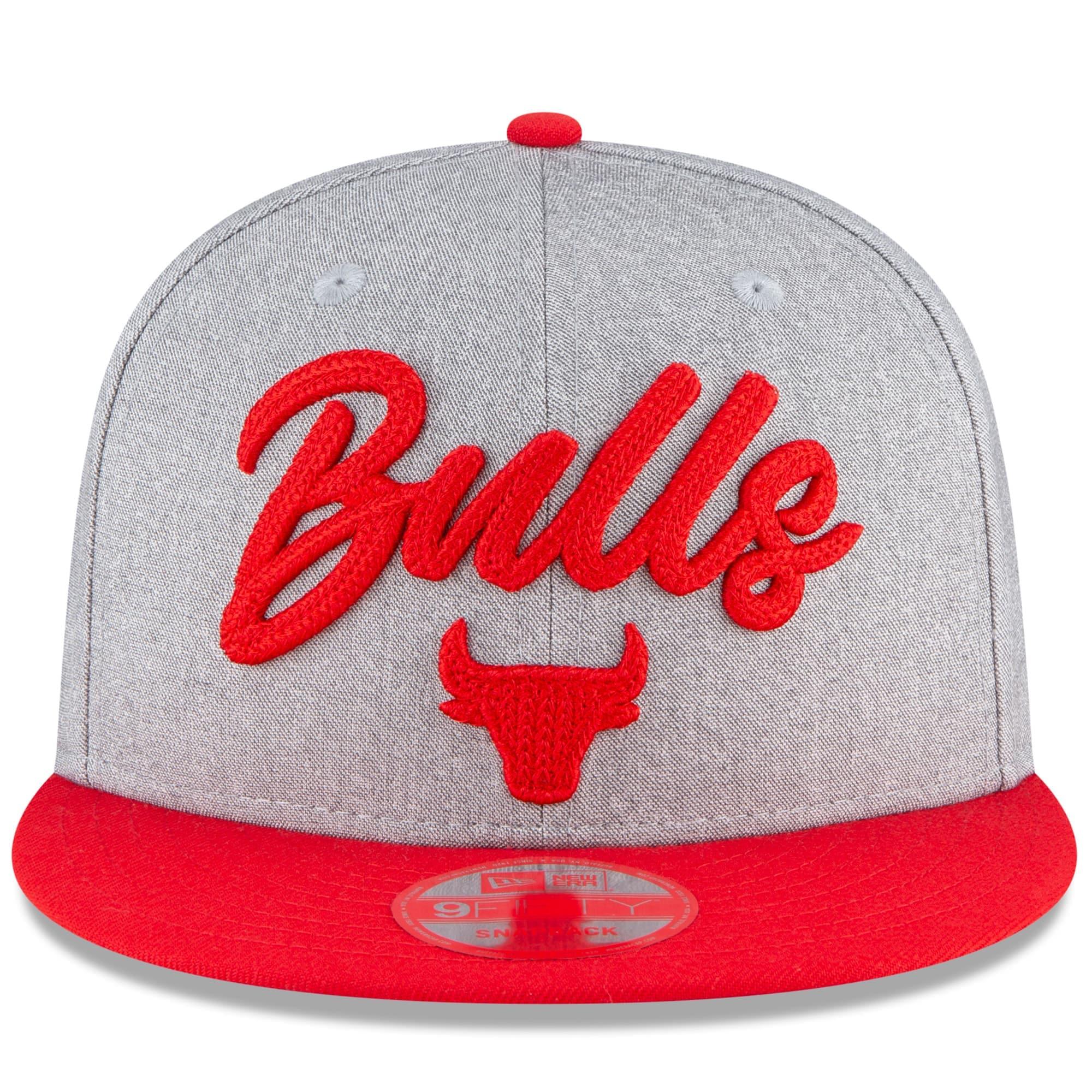 New Era Caps Chicago Bulls New Era 2020 NBA Draft 9FIFTY Snapback Hat - Heather Grey