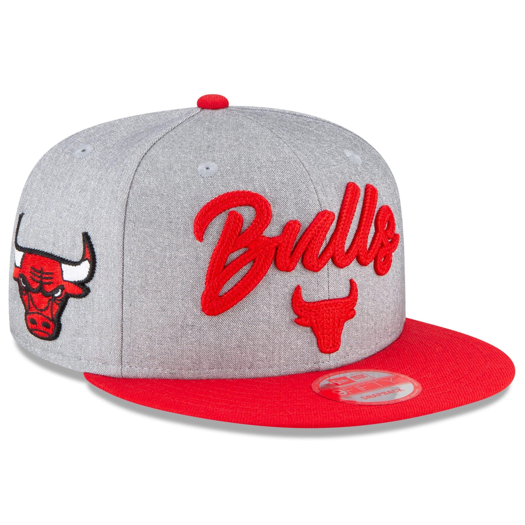 New Era Caps Chicago Bulls New Era 2020 NBA Draft 9FIFTY Snapback Hat - Heather Grey