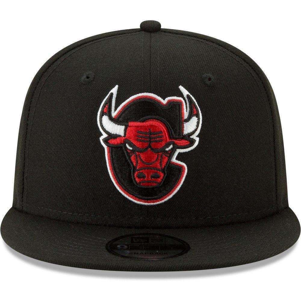 New Era Caps Chicago Bulls New Era NBA 2019 Back Half 9FIFTY Snapback Hat – Black