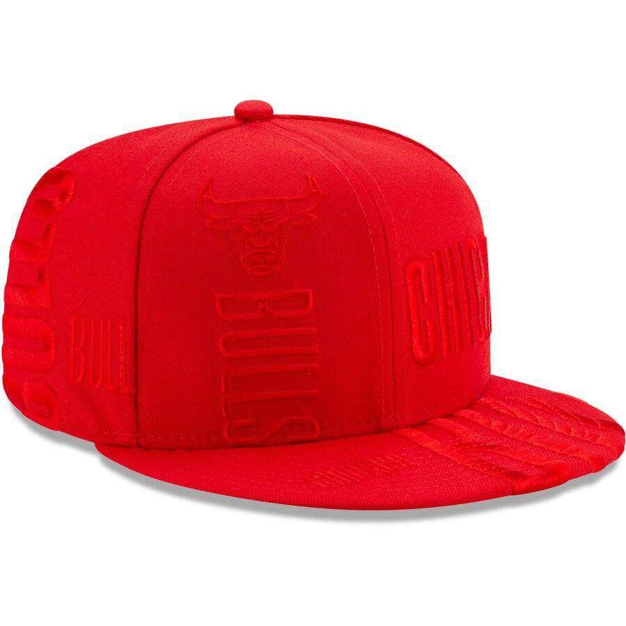 New Era Caps Chicago Bulls New Era NBA 2019 Tonal Tip-Off 9FIFTY Snapback Hat - Red