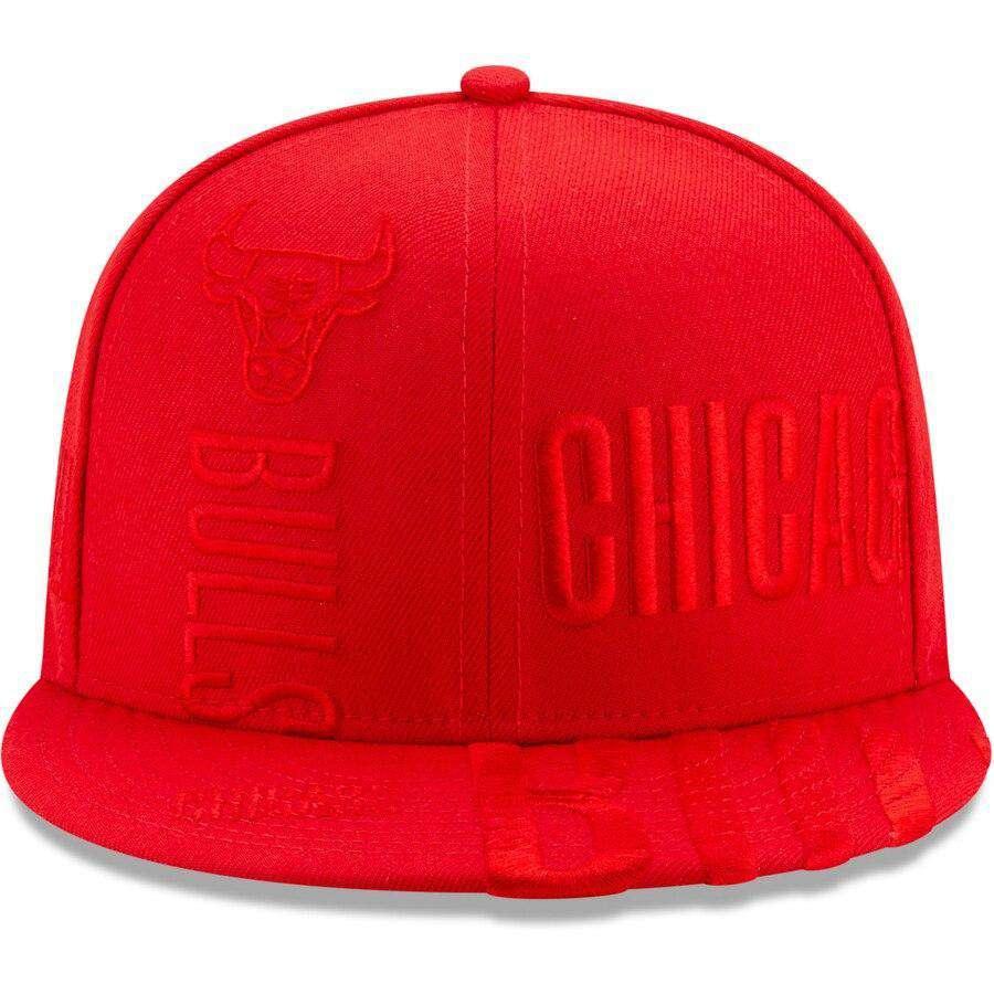 New Era Caps Chicago Bulls New Era NBA 2019 Tonal Tip-Off 9FIFTY Snapback Hat - Red