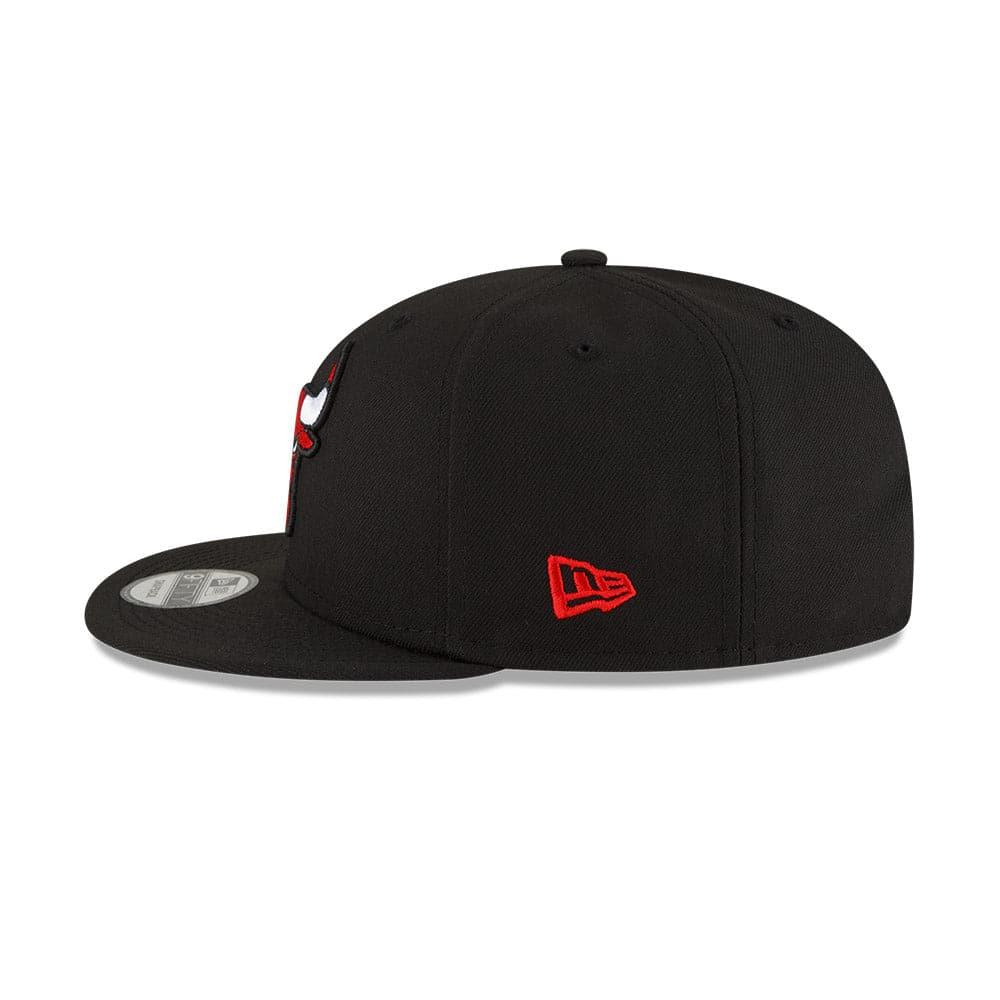 New Era Caps Chicago Bulls New Era NBA 21-22 Back Half 9FIFTY Snapback Hat - Black